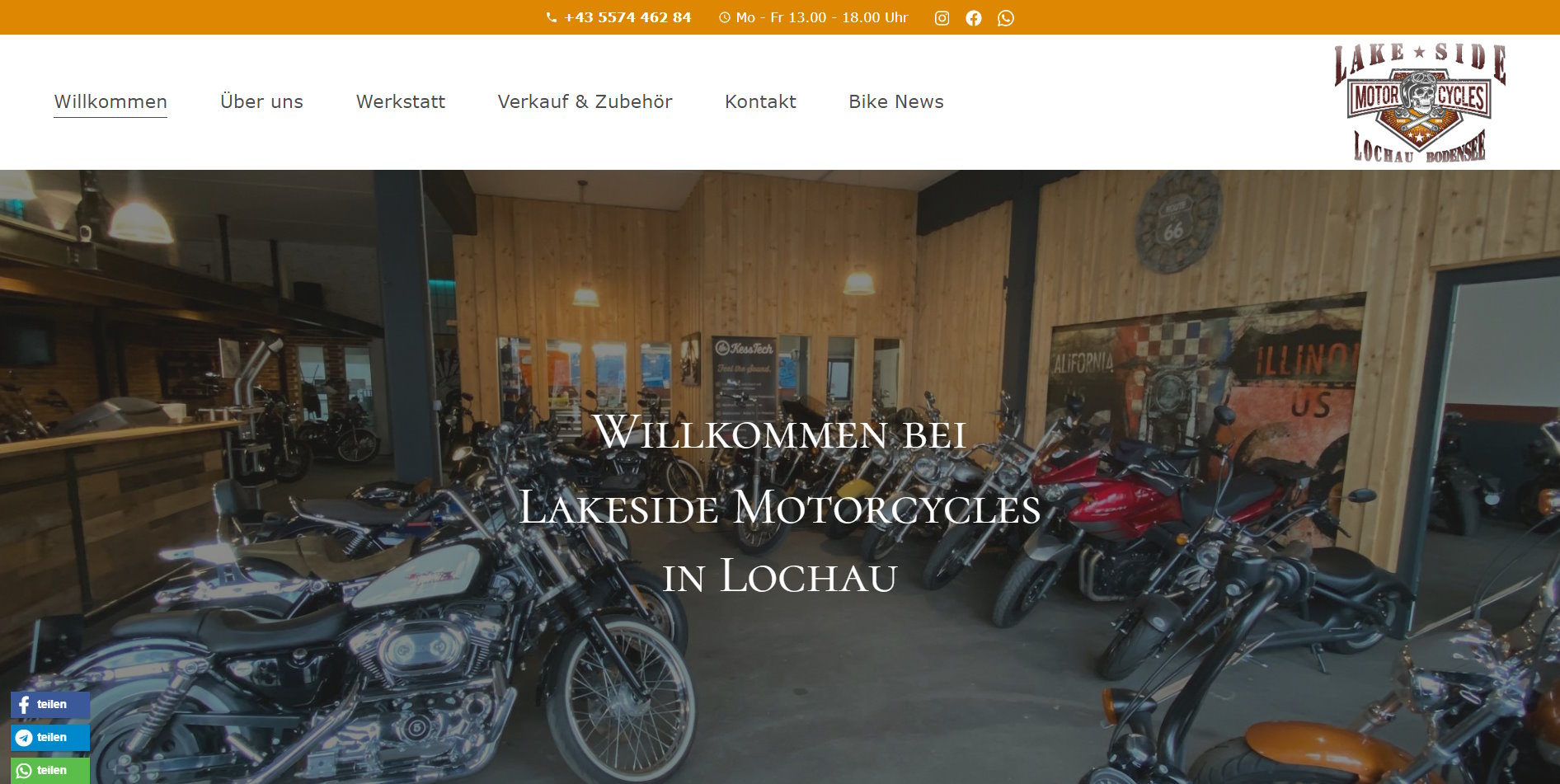 Lakeside Motorcycles Lochau, J&B Igl Web